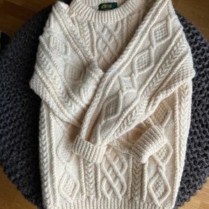 Hand Made Irish Knit Sweater